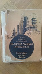 Haagsche Courant Wereldatlas (van voor 1940), Boeken, Atlassen en Landkaarten, Nederland, Gelezen, Ophalen of Verzenden, Haagsche Courant