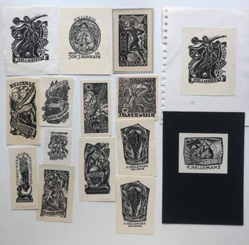 Exlibris / Ex-libris - Jaap Kuijper - 15x beschikbaar voor biedingen