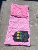 Polydaun kinderslaapzak 160x70 roze, Caravans en Kamperen, Slaapzakken, Ophalen of Verzenden, Zo goed als nieuw