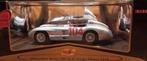 1955 Mercedes-Benz 300 SLR Targa Florio Silver Diecast P.Ed., Nieuw, Ophalen of Verzenden, Auto, Maisto