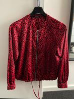 MS mode jasje vestje rood met panterprint mt 46, Ophalen, Maat 46/48 (XL) of groter, Zo goed als nieuw, Jasje