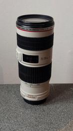 Canon EF 70-200mm F4 IS L izgst + Canon 1,4x extender, Audio, Tv en Foto, Fotografie | Lenzen en Objectieven, Ophalen, Zo goed als nieuw