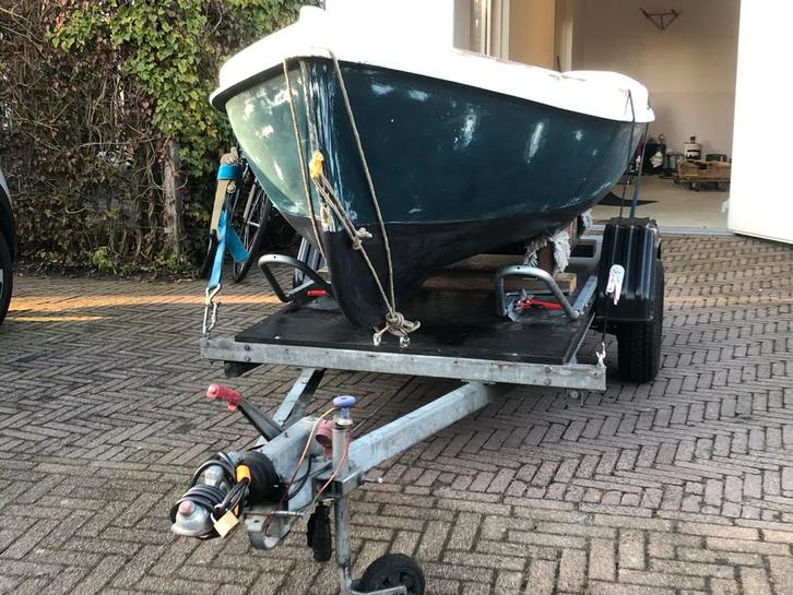 Sloep / Roeiboot - Opknapper met stalling-bok, Watersport en Boten, Bootonderdelen, Gebruikt, Overige typen, Motorboot, Ophalen of Verzenden