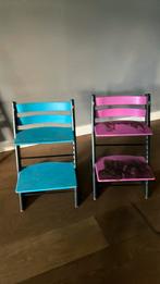 2 trip-trap stoelen, Huis en Inrichting, Ophalen, Gebruikt, Twee, Zwart