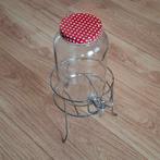 Limonadekan met tapkraan en standaard, Ophalen, Zo goed als nieuw