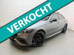 Mercedes-Benz C-klasse 300 e AMG NIGHT PANO HUD 360 CAM, Auto's, Mercedes-Benz, Automaat, Achterwielaandrijving, Gebruikt, Zwart