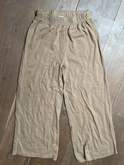 Zara wijde Broek Maat 164 beige, Kinderen en Baby's, Kinderkleding | Maat 164, Gebruikt, Meisje, Broek, Ophalen of Verzenden