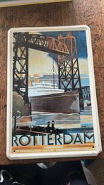 vintage rotterdam bord, Verzenden, Zo goed als nieuw, Reclamebord