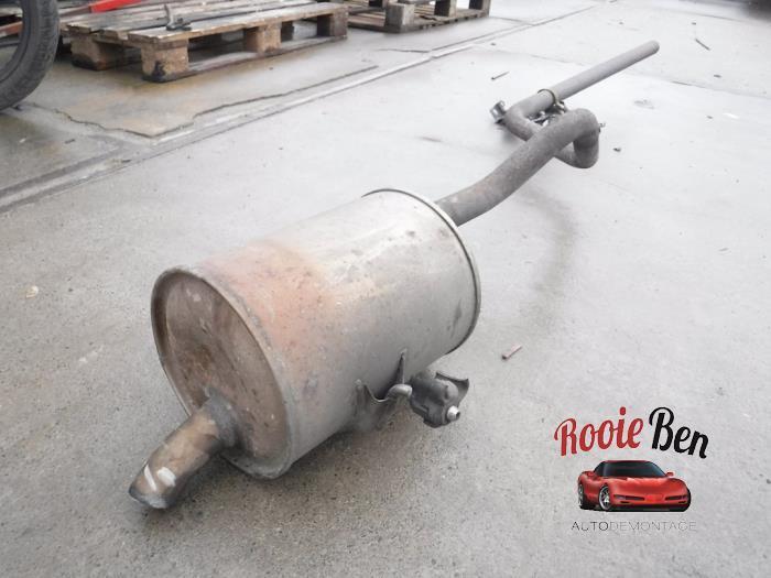 Uitlaat Einddemper van een Renault Kangoo, Auto-onderdelen, Uitlaatsystemen, Renault, Gebruikt, 3 maanden garantie, Ophalen of Verzenden