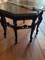 notenhout 8 kantige tafel, Huis en Inrichting, Ophalen, Gebruikt, Rechthoekig, 50 tot 100 cm