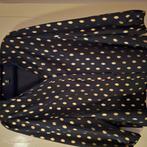 Blouse zwart goud maat 48, Kleding | Dames, Ophalen of Verzenden, Zo goed als nieuw, Zwart, Blouse of Tuniek