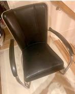 Originele Gispen stoel , géén kopie . 412 , zwart, Huis en Inrichting, Fauteuils, Ophalen, Zo goed als nieuw, 50 tot 75 cm