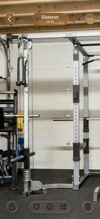 BodyCraft F430 Power Rack + 90kg met accessoires, Ophalen, Gebruikt, Krachtstation, Armen