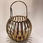 Windlicht goud, Ophalen, Zo goed als nieuw, Metaal, Minder dan 25 cm