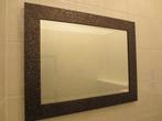 Facet geslepen spiegel 70 x 50 cm met geschubde rand, Huis en Inrichting, Woonaccessoires | Spiegels, Ophalen, Zo goed als nieuw