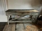 Oude, houten werkbank, Huis en Inrichting, Ophalen, Gebruikt, Net, Nvt