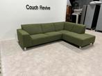 GRATIS LEVERING Z.G.A.N groene hoekbank 275x200 Gereinigd, Huis en Inrichting, Banken | Bankstellen, Ophalen of Verzenden, Zo goed als nieuw