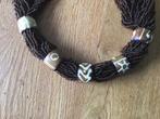 Afrikaanse batikkralen ketting., Ophalen of Verzenden