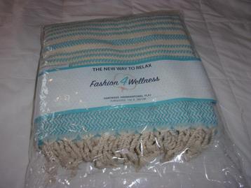 Hamamdoek Fashion For Wellness Turquoise 100x180 blauw beschikbaar voor biedingen