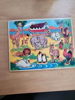 Vintage Houten Puzzel Ark van Noach - Jaren 50, Ophalen of Verzenden