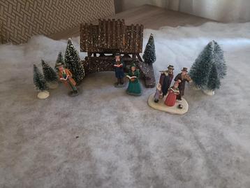 Kerst tafereeltje een koor beschikbaar voor biedingen