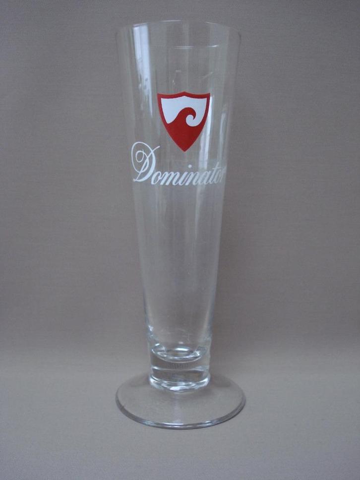 Dommelsche bier glas zeer oude model midden jaren 50, Verzamelen, Biermerken, Gebruikt, Glas of Glazen, Dommelsch, Ophalen of Verzenden