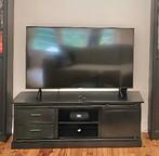 TV-meubel. Zwart Mangohout., Ophalen of Verzenden, Zo goed als nieuw, 25 tot 50 cm, Minder dan 100 cm