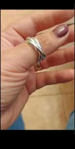 Zilveren ring 3 in 1 ook als duimring gemerkt 925, Ophalen, 19 tot 20, Zo goed als nieuw, Dame