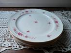 4 borden voor ontbijt lunch roosje reliëf Roswitha, Ophalen of Verzenden
