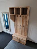 Kapstok met schoenenrek en opbergvakken, Gebruikt, 200 cm of meer, Hout, Ophalen