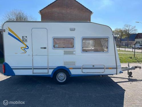 Knaus Blue Line 400 T Stapelbed incl Voortent, Caravans en Kamperen, Caravans, Bedrijf, tot en met 5, 750 - 1000 kg, Knaus, 6 tot 7 meter