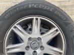 Winterbanden (Hankook) op Volvo velgen voor XC70, Auto-onderdelen, Banden en Velgen, 215 mm, Velg(en), 16 inch, Gebruikt