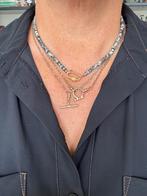 Elle Aime Zebra Ketting 44 cm goud, Sieraden, Tassen en Uiterlijk, Met hanger, Zwart, Ophalen of Verzenden, Zo goed als nieuw