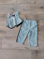 Superleuk western pakje meisjes model maat 80 blauw zwart, Kinderen en Baby's, Babykleding | Maat 80, Ophalen of Verzenden, Nieuw