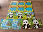 13 houten dieren puzzeltjes van 9 en  20 puzzelstukjes, Ophalen of Verzenden, Zo goed als nieuw, Feestartikel, Verjaardag