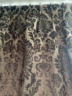 Barok Gordijnen 3x80 breed hoogte:240, Gebruikt, Bruin, 200 cm of meer, 50 tot 100 cm