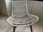 Witte stoel voor binnen of buiten, Ophalen, Gebruikt, Wit, Eén