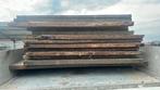 Hechthout 36 mm gebruikt 13 stuks, Doe-het-zelf en Verbouw, Hout en Planken, Ophalen, Gebruikt, 25 tot 50 mm, Plank