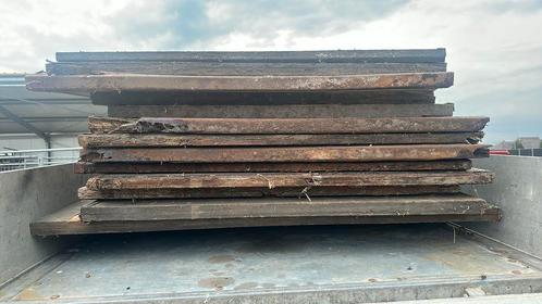 Hechthout 36 mm gebruikt 13 stuks, Doe-het-zelf en Verbouw, Hout en Planken, Gebruikt, Plank, Overige houtsoorten, Minder dan 200 cm