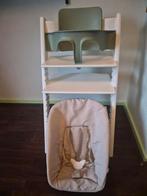 Stokke Tripp Trapp Wit + Newbornset & Babyset ZGAN, Kinderen en Baby's, Kinderstoelen, Ophalen of Verzenden, Zo goed als nieuw