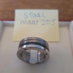 STALEN ring NIEUW maat 20.5, Sieraden, Tassen en Uiterlijk, Ringen, 20 of groter, IJzer of Staal, Nieuw, Ophalen of Verzenden
