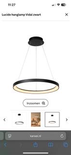 Lucide led hanglamp zwart, Huis en Inrichting, Lampen | Hanglampen, Ophalen, Zo goed als nieuw, Minder dan 50 cm