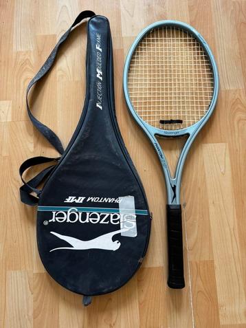 Slazenger Phantom IMF squashracket met hoes – retro klassiek beschikbaar voor biedingen