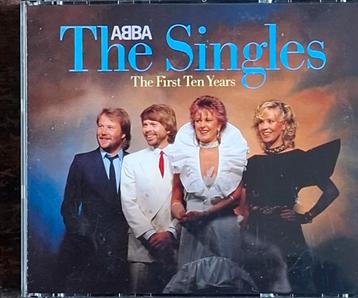 ABBA.  THE SINGLES, The First Ten Years. Dubbel  CD. beschikbaar voor biedingen