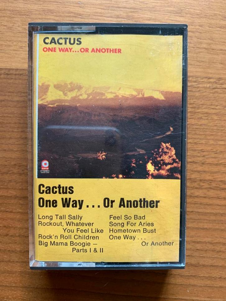 Cactus - One Way...Or Another (MC), Cd's en Dvd's, Cassettebandjes, Zo goed als nieuw, Origineel, Rock en Metal, 1 bandje, Ophalen of Verzenden