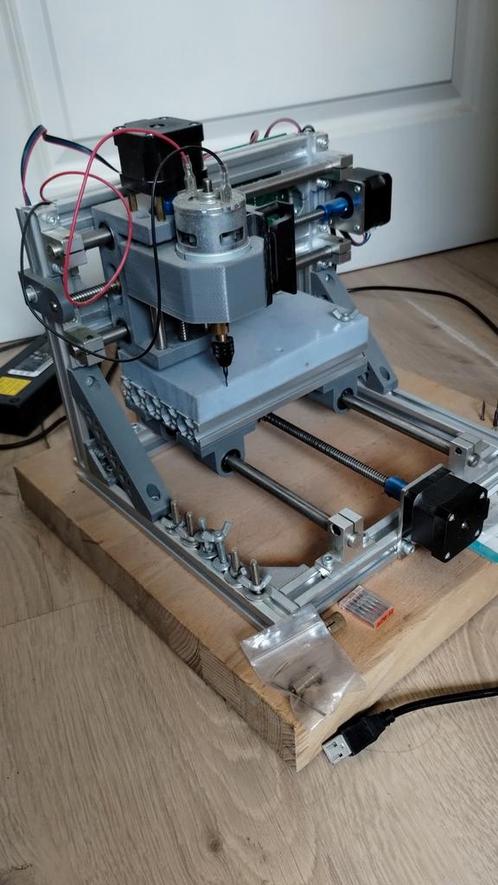 Mini cnc freesmachine / router (USB), Doe-het-zelf en Verbouw, Gereedschap | Freesmachines, Zo goed als nieuw, Bovenfrees, Ophalen