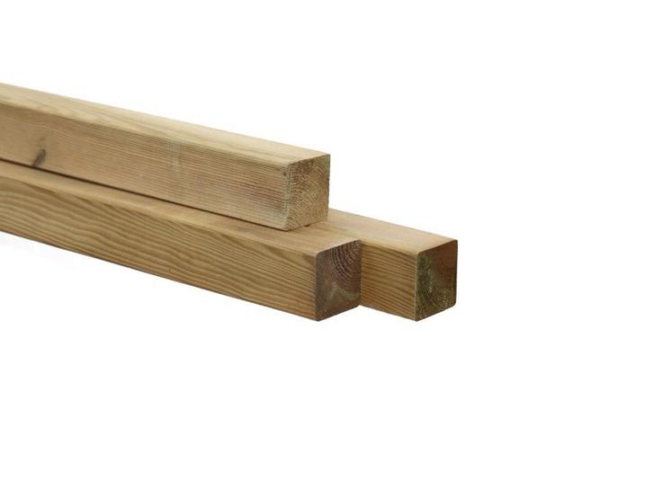 Palen 70x70 mm - Geïmpregneerd – FSC, Tuin en Terras, Palen, Balken en Planken, Nieuw, Palen, 250 cm of meer, Ophalen