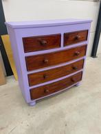 Unieke commode van massief hout – perfect voor kinderkamer, Ophalen, Zo goed als nieuw, 25 tot 50 cm, Minder dan 100 cm