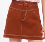ZARA roest kleurig mini rokje NIEUW maat S, Zara, Nieuw, Oranje, Ophalen of Verzenden