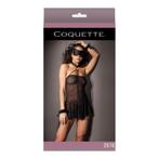 Leopard Babydoll with Handcuffs and Eye Mask – One Size, Ophalen, Nieuw